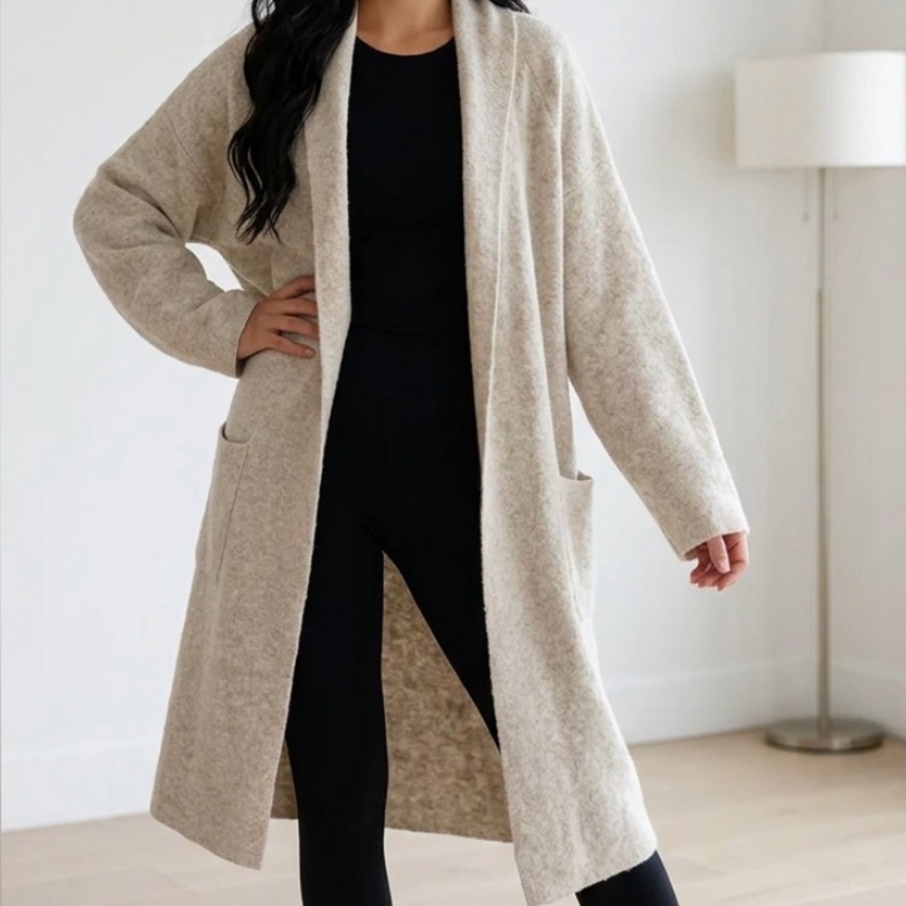STYLUS Light Gray Women's Cardigan - Picture 3 of 3